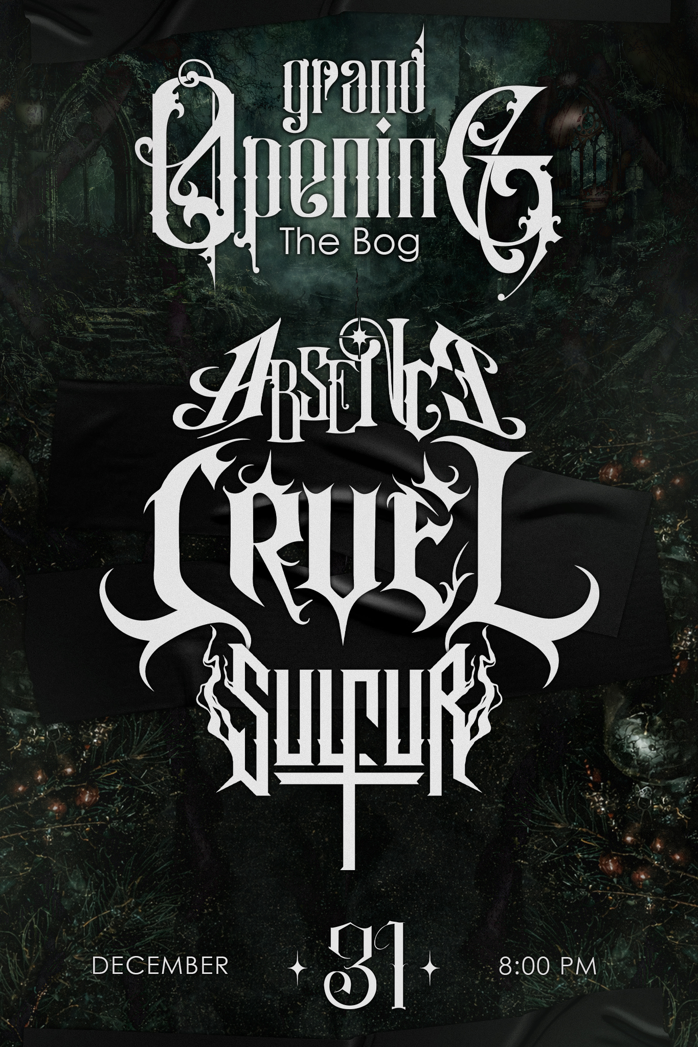 COME TO THE GRAND OPENING OF THE BOG FOR NYE!