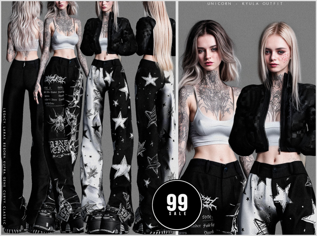 Kyula Outfit - GenX/Inithium/Legacy/MaitreyaX/Reborn	&lt;a href=&quot;http://maps.secondlife.com/secondlife/Tamburello/210/191/819&quot; target=&quot;_blank&quot;&gt;Teleport&lt;/a&gt;