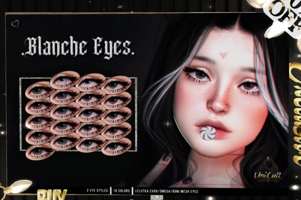 Blanche Eyes - BOM/EvoX/Omega/Mesh, L$125