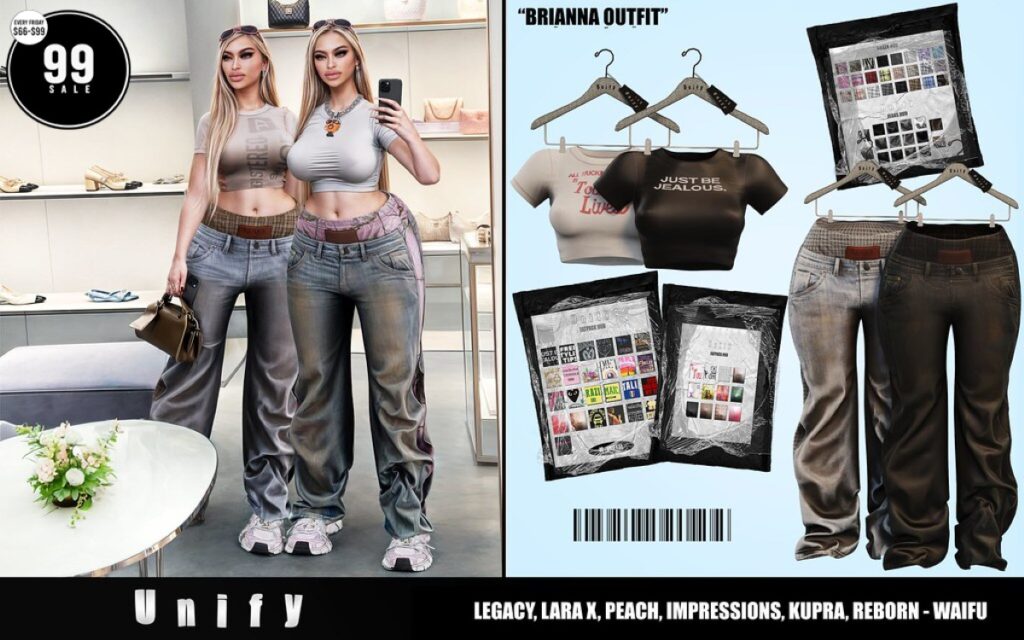 Brianna Outfit - Inithium/Legacy/MaitreyaX/Peach/Reborn/Yentements/+mods	&lt;a href=&quot;http://maps.secondlife.com/secondlife/Madura/184/107/1008&quot; target=&quot;_blank&quot;&gt;Teleport&lt;/a&gt;