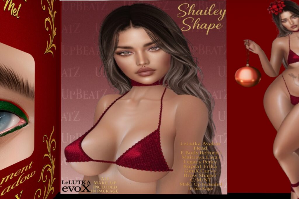 Shailey Shape - EvoX Avalon/Erika/GenX Curvy/Inithium/Legacy/Maitreya/Reborn/+mods, L$350