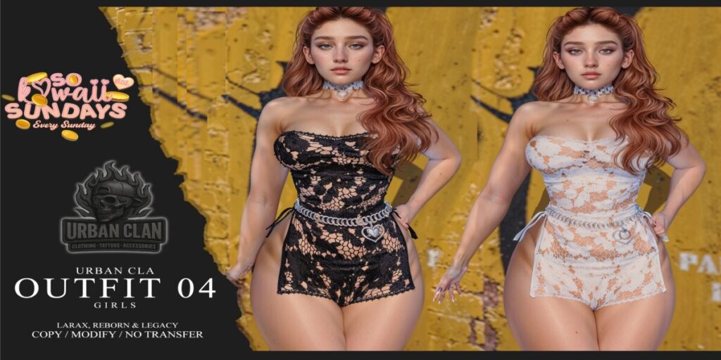 04 Outfit - Legacy/MaitreyaX/Reborn	<a href="https://maps.secondlife.com/secondlife/Midnight%20Love/53/182/24" target="_blank">Teleport</a>