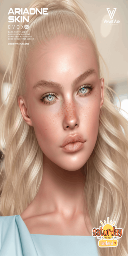 Ariadne Skin - EvoX	&lt;a href=&quot;http://maps.secondlife.com/secondlife/Future%20Dreams/71/63/982&quot; target=&quot;_blank&quot;&gt;Teleport&lt;/a&gt;