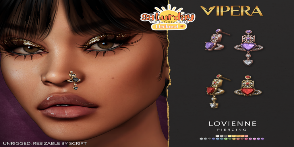 Lovienne Piercing	&lt;a href=&quot;http://maps.secondlife.com/secondlife/Bao/31/203/502&quot; target=&quot;_blank&quot;&gt;Teleport&lt;/a&gt;