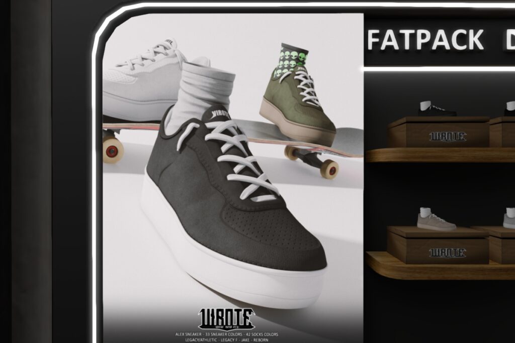 Alex Sneaker - Jake/Legacy F+M/Reborn, L$349 each/L$749 FP