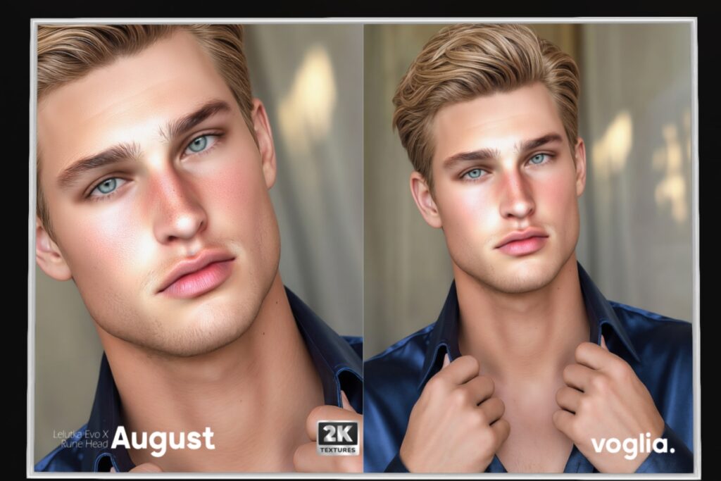 August Skin - EvoX, L$699 each/L$1989 FP