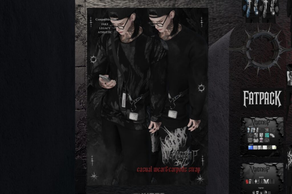 Casual Wear &amp; Carpods Strap - Jake/Legacy/+mods, L$180 each/L$750 FP