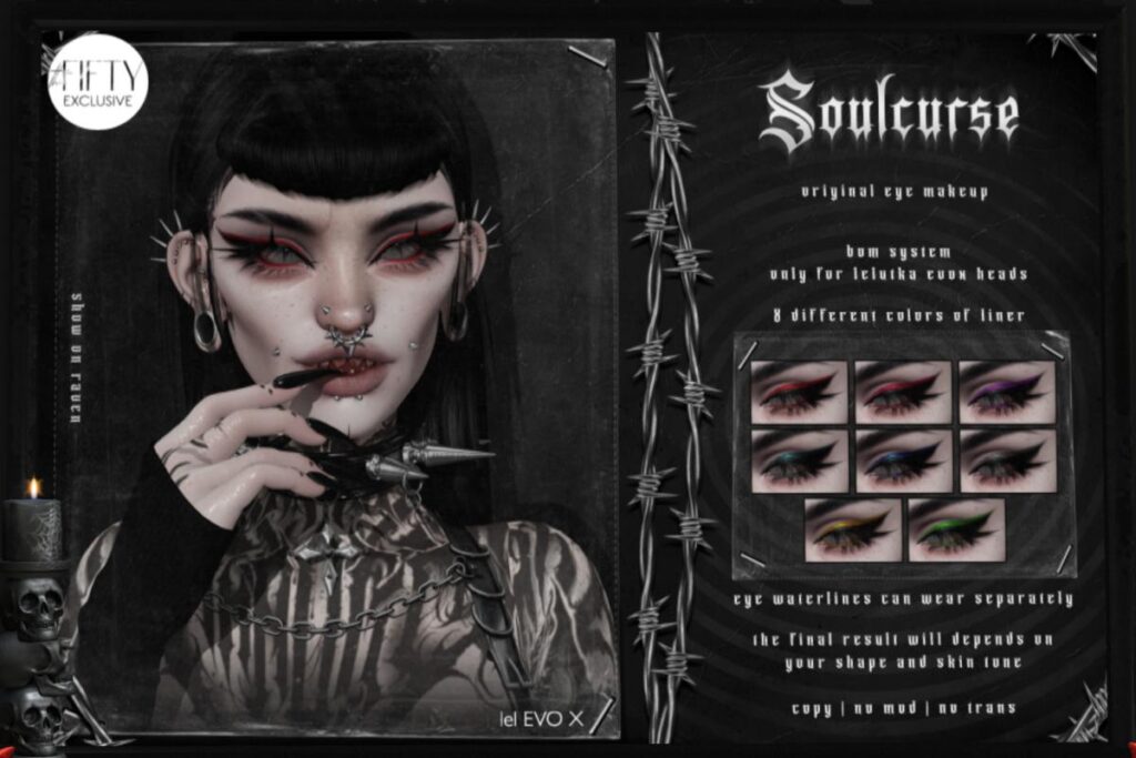 Soulcurse Eyeshadow - Evo X, L$220