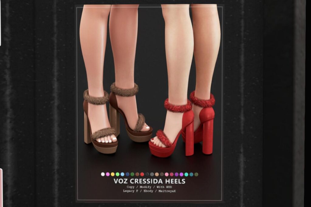Cressida Heels - Legacy/MaitreyaX/Reborn, L$500