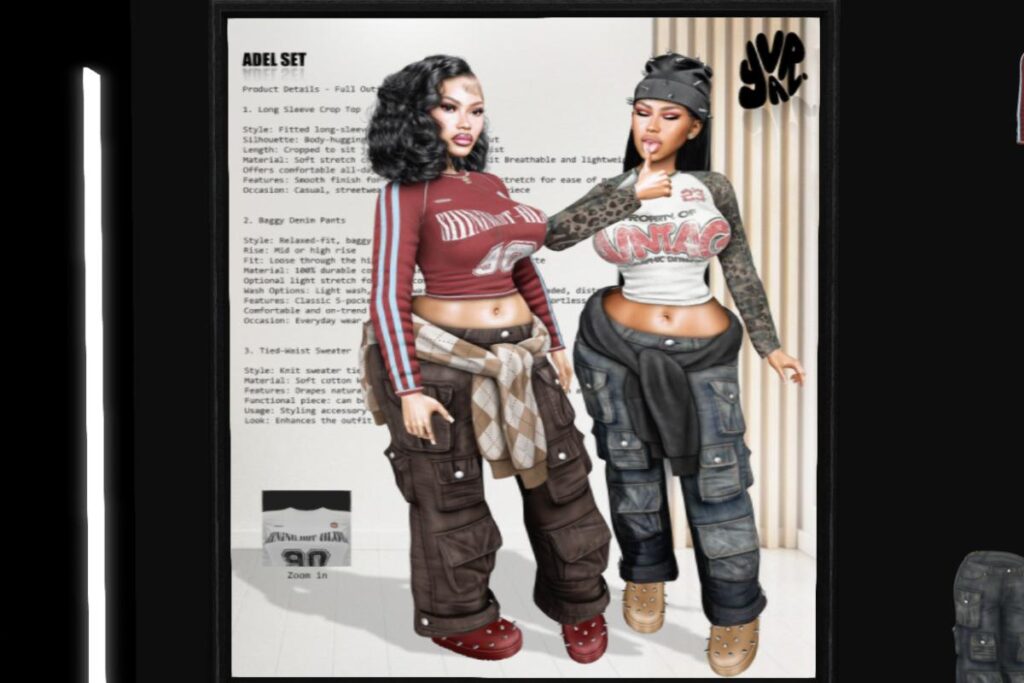 Adel Top, Sweater and Pant - Fits Not Listed, L$250 each/L$1000 each FP