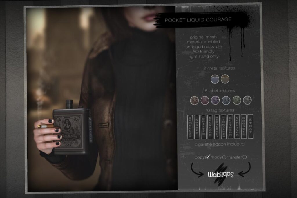 Pocket Liquid Courage Holdable, L$299