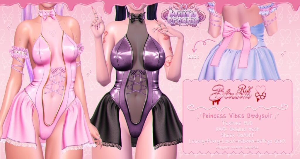 Princess Vibes Bodysuit - GenX/Legacy/MaitreyaX/Reborn/+mods