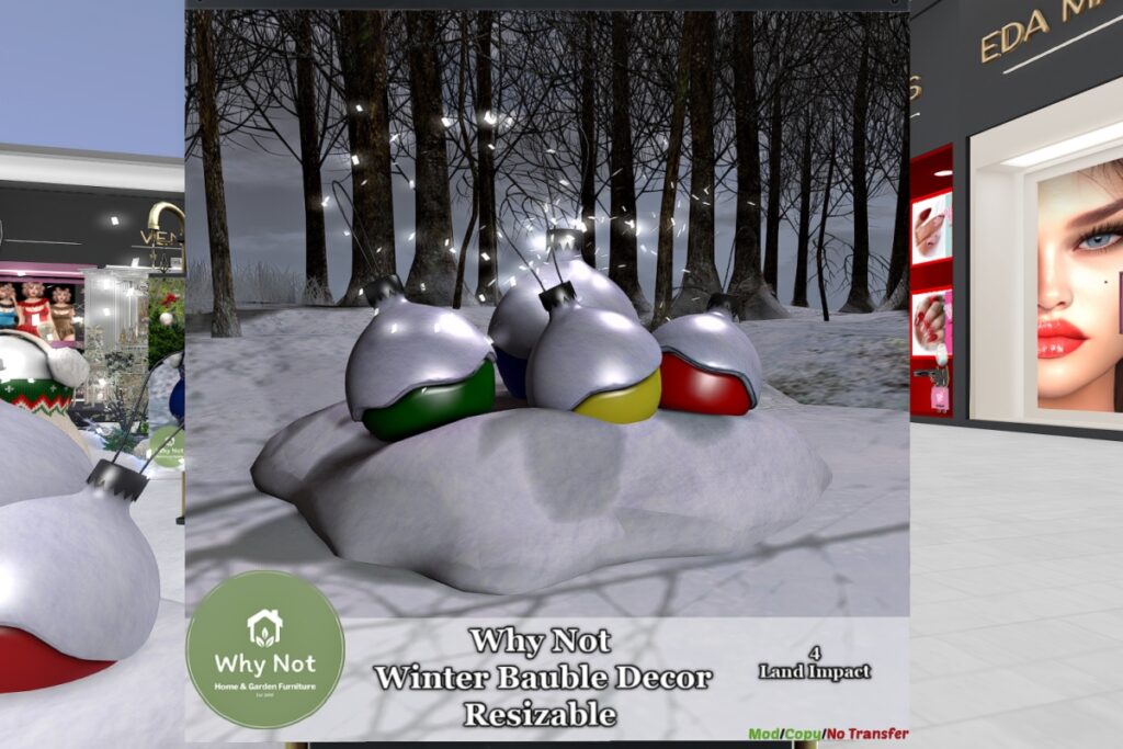 Winter Bauble Decor, L$180