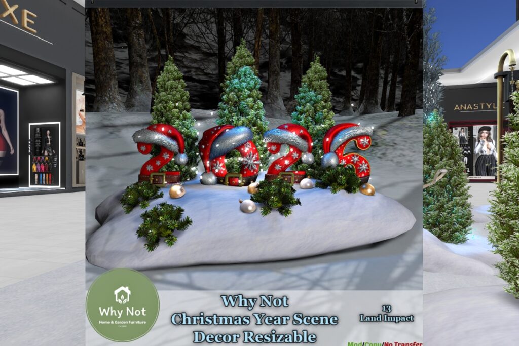 Christmas Year Scene Decor, L$203