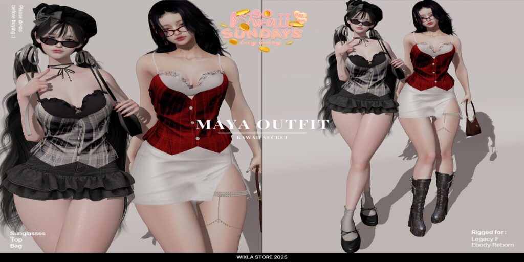 Maya Outfit - Legacy/Reborn	&lt;a href=&quot;http://maps.secondlife.com/secondlife/Baboo/168/159/1301&quot; target=&quot;_blank&quot;&gt;Teleport&lt;/a&gt;