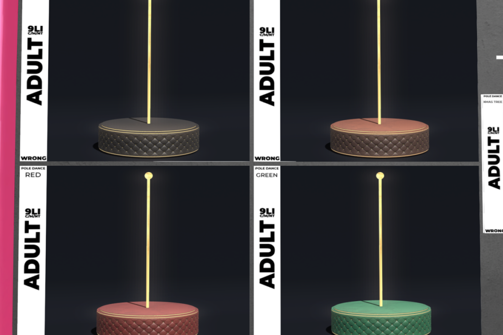 Pole Dance, L$320 each/L$1200 FP