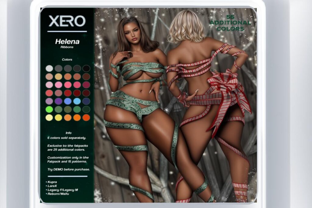 Helena Ribbons - Inithium/Legacy/MaitreyaX/Reborn/+mods, L$90 each/L$499