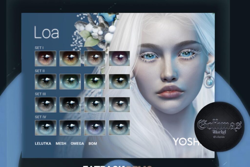Loa Eyes - Bom/Evo/Evo X/Mesh/Omega, L$299 each/L$599 FP