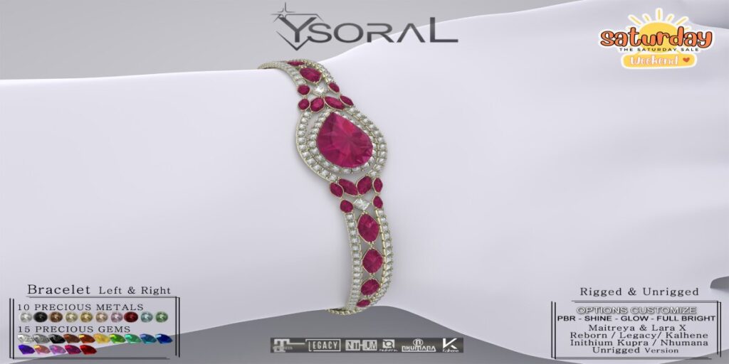 Celeste Bracelet - Erika/Inithium/Legacy/Maitreya/Nhumana/Reborn/unrigged/+mods	&lt;a href=&quot;https://maps.secondlife.com/secondlife/ysoral/128/128/35&quot; target=&quot;_blank&quot;&gt;Teleport&lt;/a&gt;