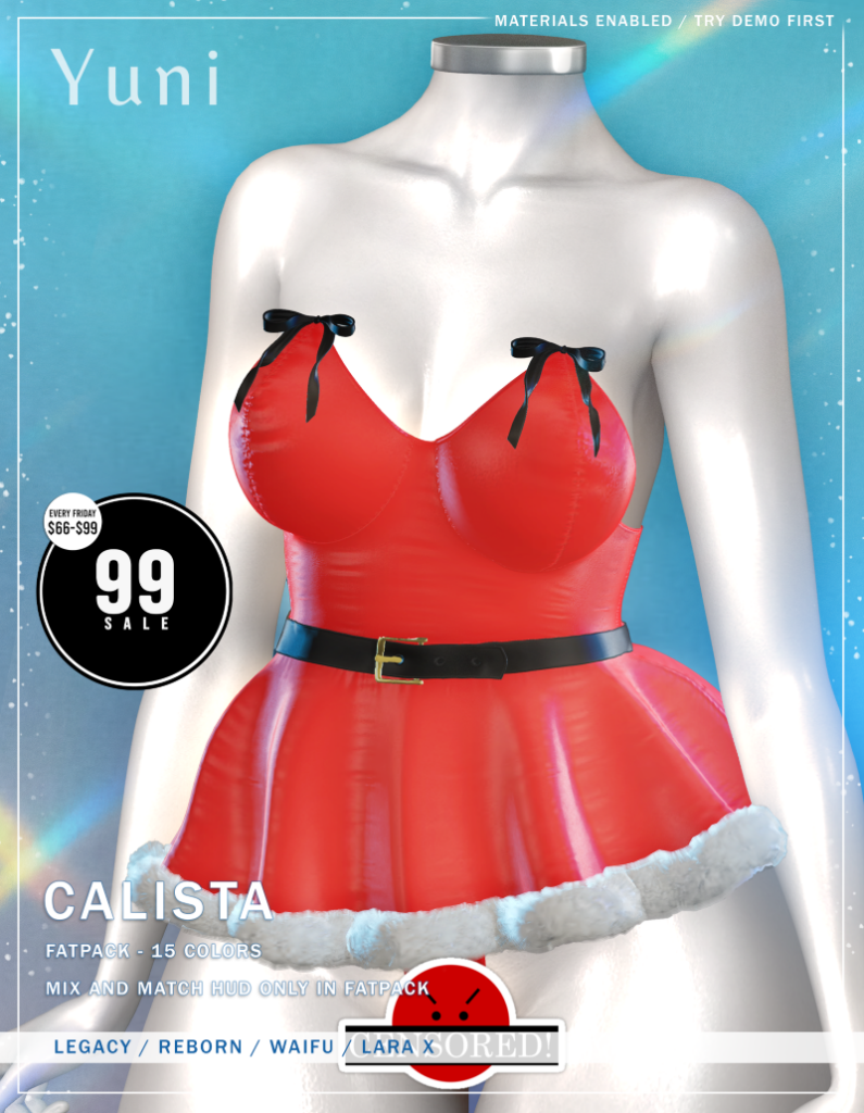 Calista Set - Legacy/MaitreyaX/Reborn/+mods	<a href="http://maps.secondlife.com/secondlife/Neith/150/244/3201" target="_blank">Teleport</a>