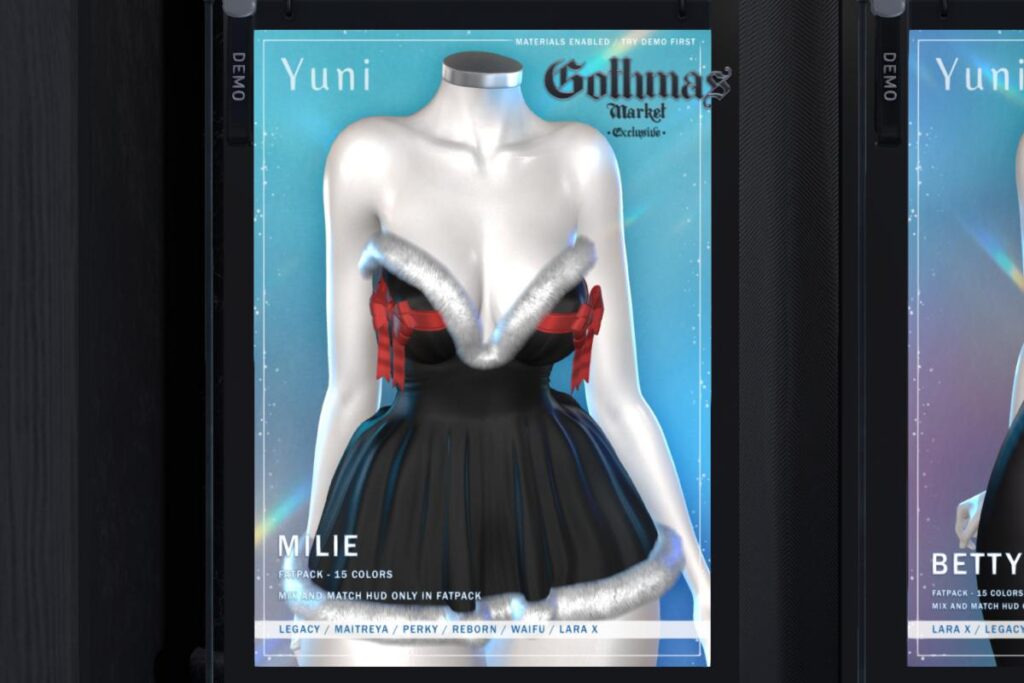 Millie Dress - Legacy/Maitreya/Reborn/+mods, L$240 each/L$800 FP