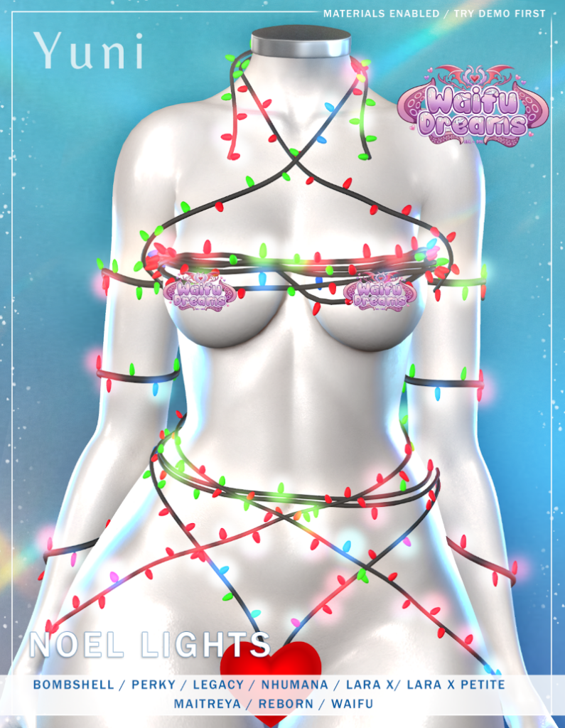 Noel Lights - Legacy/Maitreya/Nhumana/Reborn/+mods