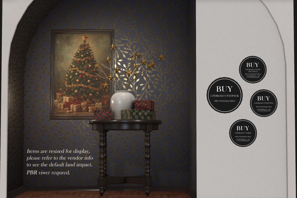 Bliss Decor Set, L$149-L$199 each/L$499 FP