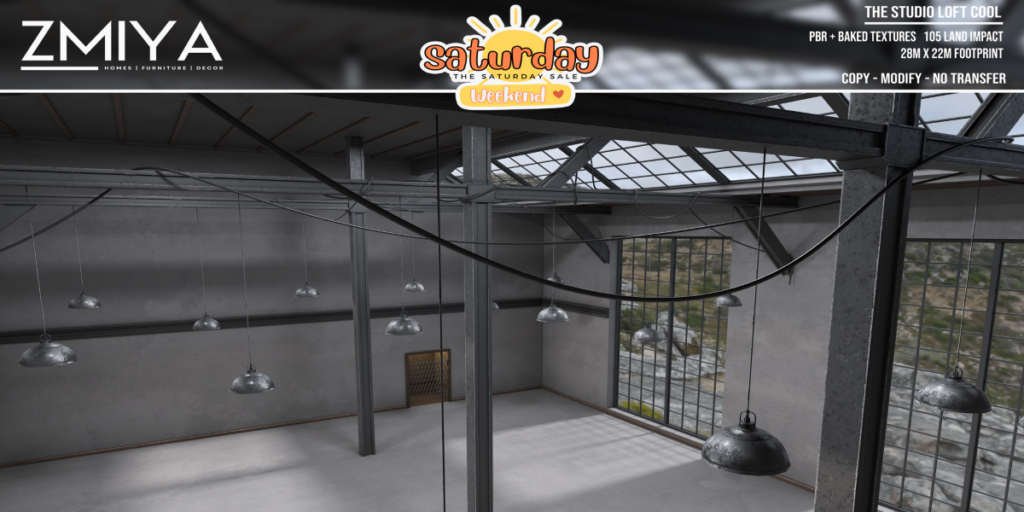 The Studio Loft Cool Skybox	&lt;a href=&quot;http://maps.secondlife.com/secondlife/The%20Moon%20Kingdom/126/42/21&quot; target=&quot;_blank&quot;&gt;Teleport&lt;/a&gt;