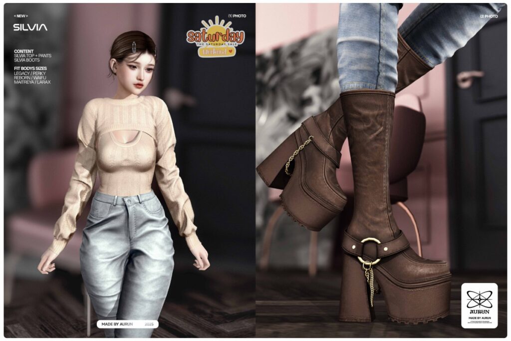 Silvia Set - Legacy/Maitreya/Reborn/+mods	&lt;a href=&quot;http://maps.secondlife.com/secondlife/Perfectland/226/160/2531&quot; target=&quot;_blank&quot;&gt;Teleport&lt;/a&gt;