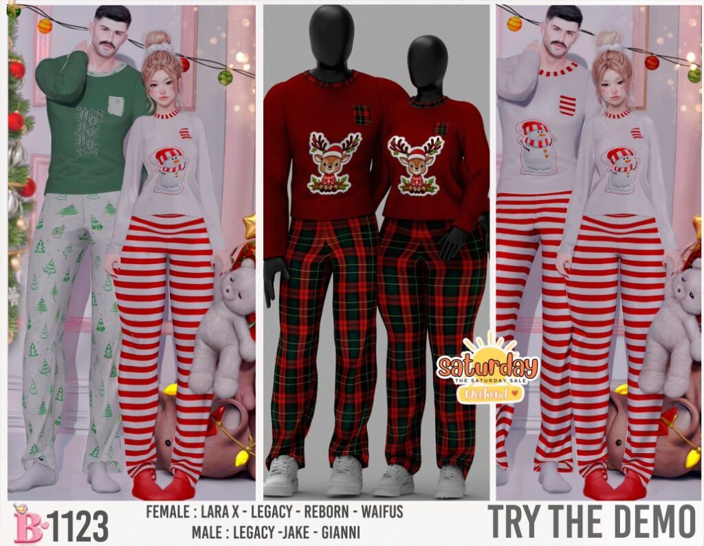 B 1123 Set - Gianni/Jake/Legacy F+M/Maitreya/Reborn/+mods	&lt;a href=&quot;http://maps.secondlife.com/secondlife/Bliss%20Kingdom/65/111/1501&quot; target=&quot;_blank&quot;&gt;Teleport&lt;/a&gt;