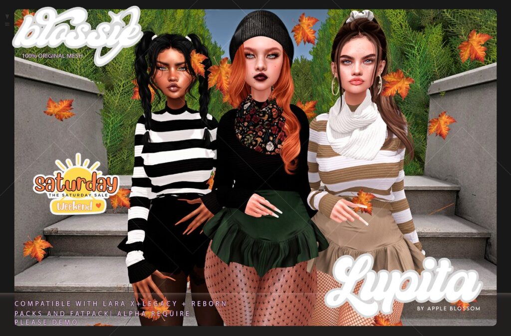 Lupita Outfit - Legacy/MaitreyaX/Reborn	&lt;a href=&quot;http://maps.secondlife.com/secondlife/Northbrook/196/95/3329&quot; target=&quot;_blank&quot;&gt;Teleport&lt;/a&gt;