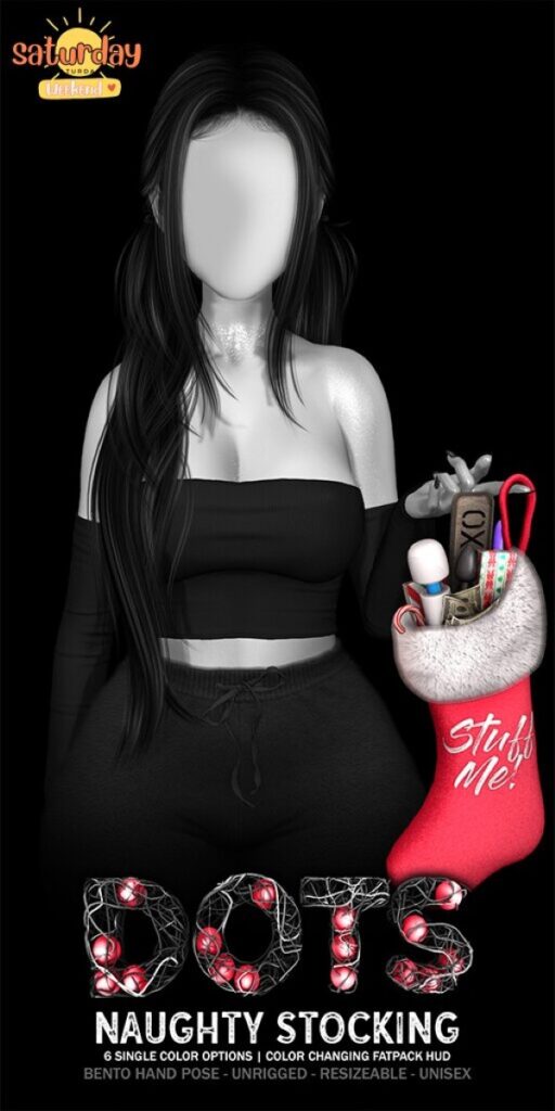 Naughty Stocking Holdable	<a href="http://maps.secondlife.com/secondlife/Mug/82/232/33" target="_blank">Teleport</a>