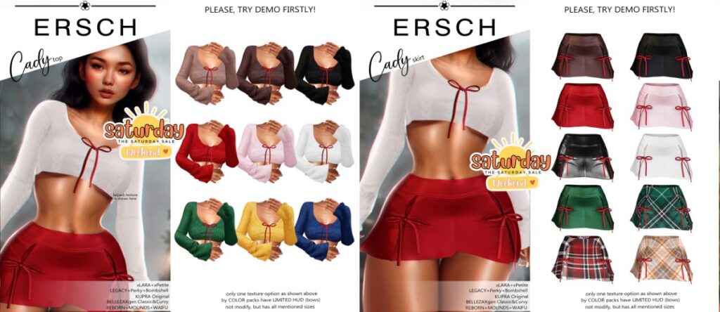 Cady Top &amp; Skirt - GenX/Inithium/Legacy/MaitreyaX/Reborn/+mods	&lt;a href=&quot;http://maps.secondlife.com/secondlife/Lyrics/29/72/33&quot; target=&quot;_blank&quot;&gt;Teleport&lt;/a&gt;