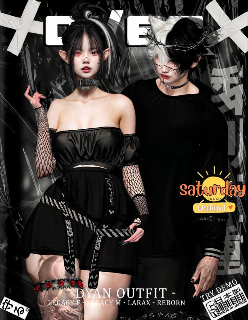 Dyan Outfit -   Legacy F+M/MaitreyaX/Reboen	&lt;a href=&quot;http://maps.secondlife.com/secondlife/Silver%20City/194/193/1802&quot; target=&quot;_blank&quot;&gt;Teleport&lt;/a&gt;