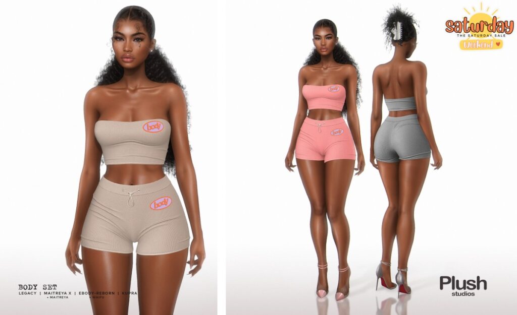 Body Set - Inthium/Legacy/MaitreyaX/Reborn/+mods	&lt;a href=&quot;https://maps.secondlife.com/secondlife/Plush%20Studios/111/156/22&quot; target=&quot;_blank&quot;&gt;Teleport&lt;/a&gt;