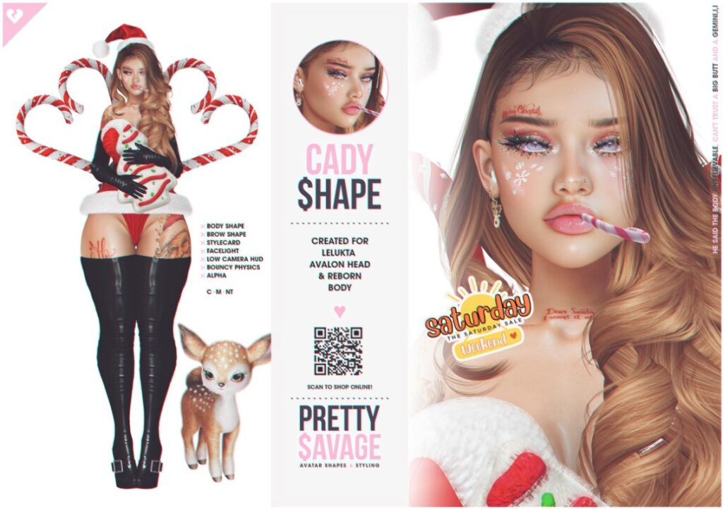 Cady Shape - Avalon/Reborn	&lt;a href=&quot;http://maps.secondlife.com/secondlife/Slytherin/106/107/1070&quot; target=&quot;_blank&quot;&gt;Teleport&lt;/a&gt;