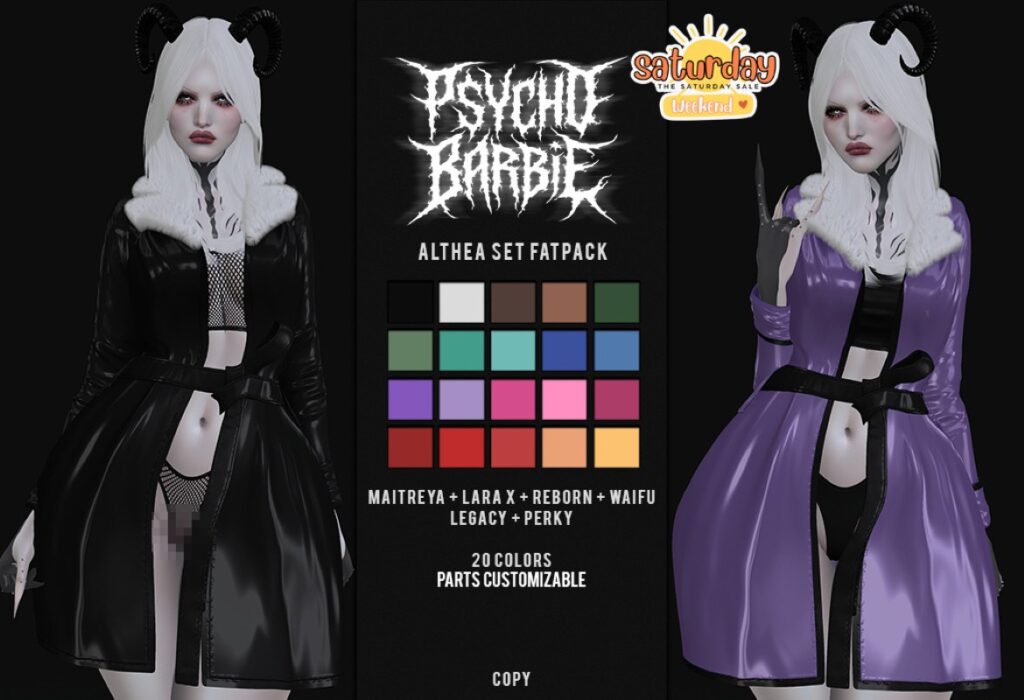 Althea Set - Legacy/Maitreya/Reborn/+mods	&lt;a href=&quot;http://maps.secondlife.com/secondlife/Lorena%20Green/193/163/22&quot; target=&quot;_blank&quot;&gt;Teleport&lt;/a&gt;