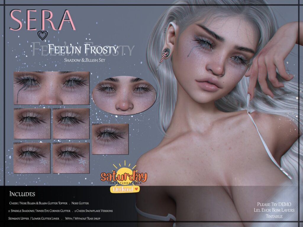 Feelin Frosty Shadow &amp; Blush Set - BOM/EvoX	&lt;a href=&quot;http://maps.secondlife.com/secondlife/Unique%20Falls/192/192/2001&quot; target=&quot;_blank&quot;&gt;Teleport&lt;/a&gt;