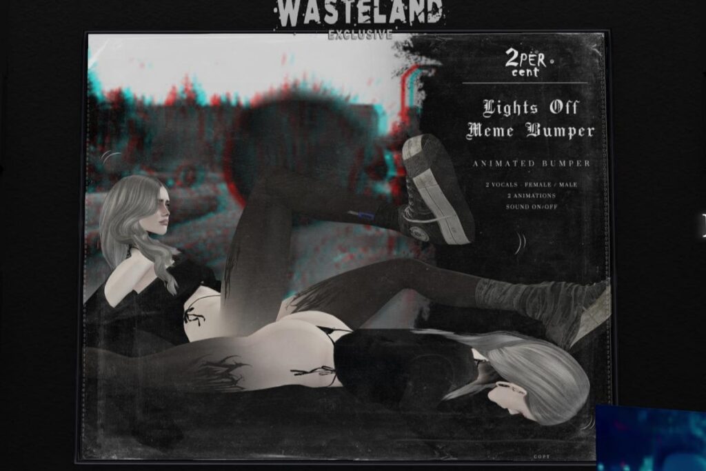 Lights Off Meme Bumper, L$250