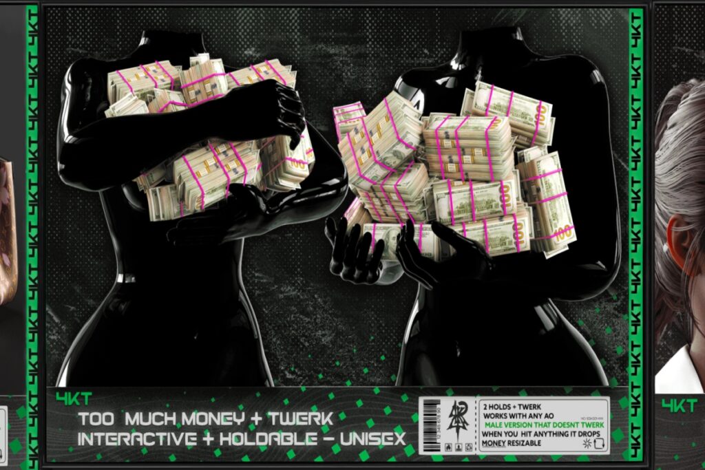 Too Much Money &amp; Twerk Holdable, L$555