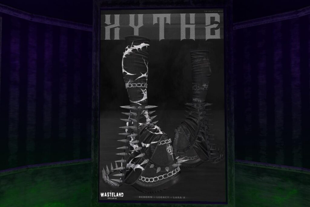 Xythe Stompers - Legacy/MaitreyaX/Reborn, L$349 each/L$1799 FP