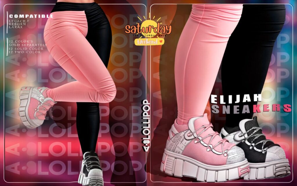 Elijah Sneakers - Legacy/MaitreyaX/Reborn	<a href="http://maps.secondlife.com/secondlife/Silver%20City/128/203/2509" target="_blank">Teleport</a>