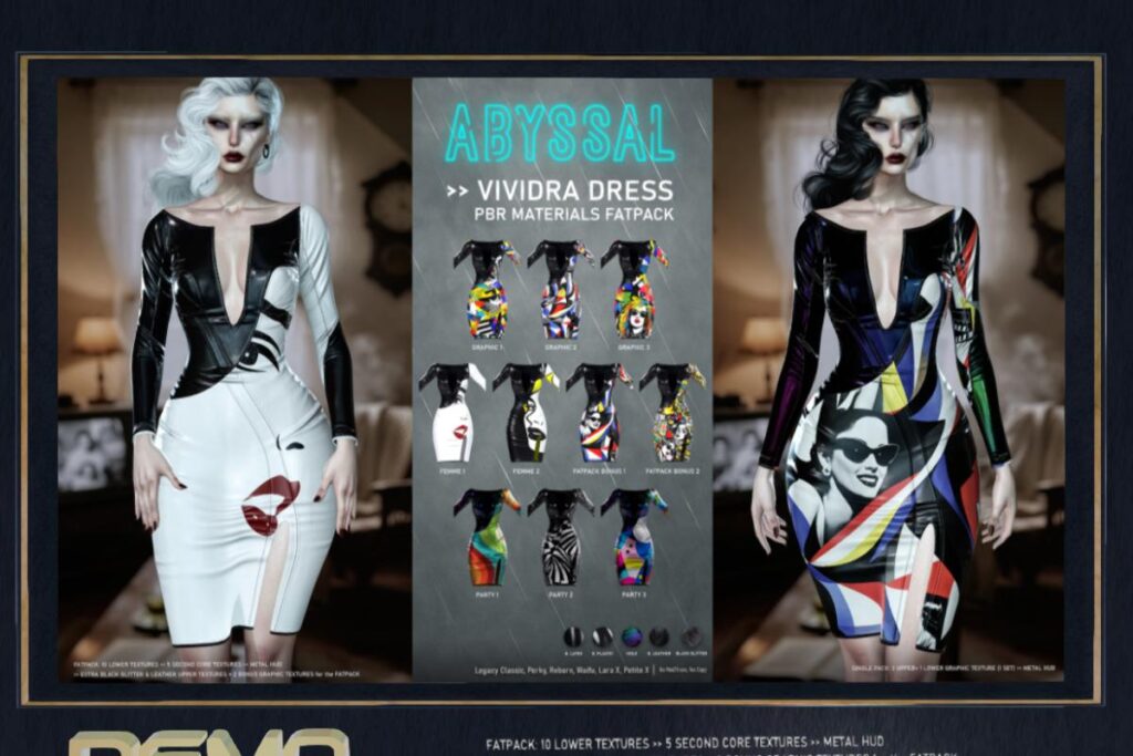 Vividra Dress - Legacy/MaitreyaX/Reborn/+mods, L$399 each/L$2999 FP