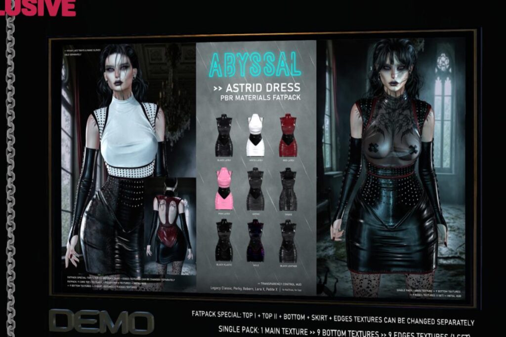 Astrid Dress - Legacy/MaitreyaX/+mods, L$399 each/L$2599 FP