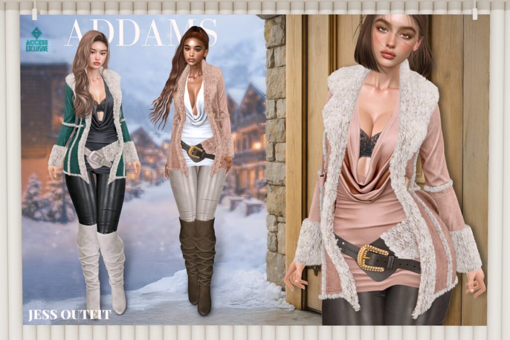 Jess Outfit - GenX/Inithium/Legacy/MaitreyaX/Reborn/+mods, L$250 each/L$1499 each FP/L$3299 MP