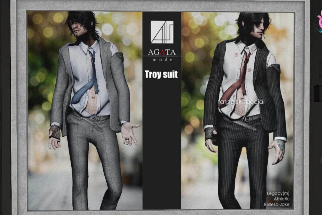 Troy Suit - Jake/Legacy/+mods, L$380 each/L$1330 FP