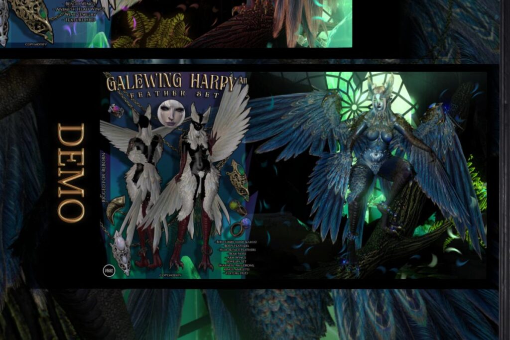 Galewing Harpy Body Feathers - Reborn, L$3000