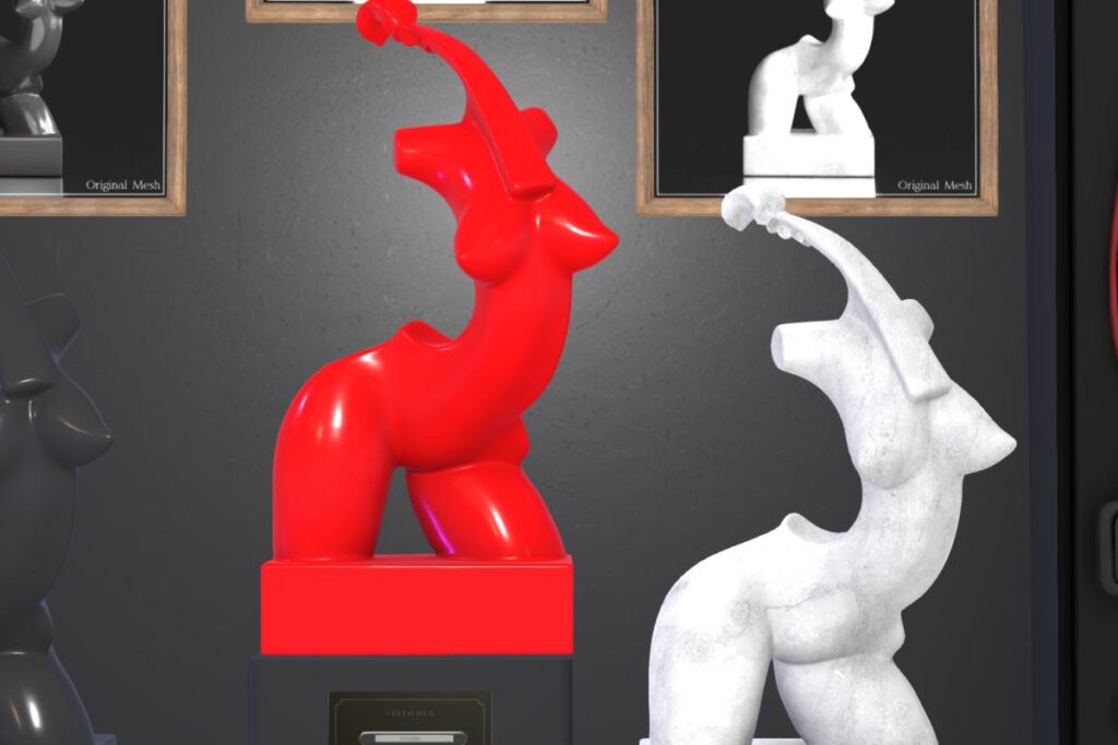 Cello Her Statue, L$399 each/L$999 FP