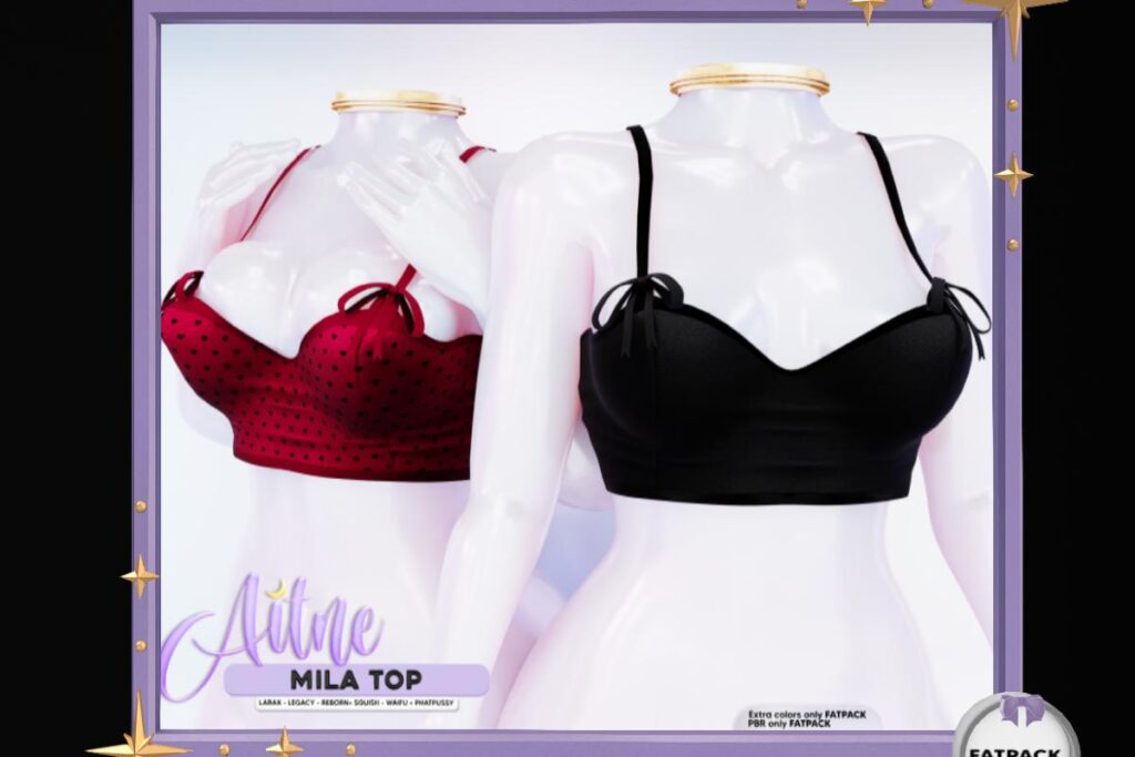 Mila Top - Legacy/MaitreyaX/Reborn/+mods, L$350 each/L$1499 FP