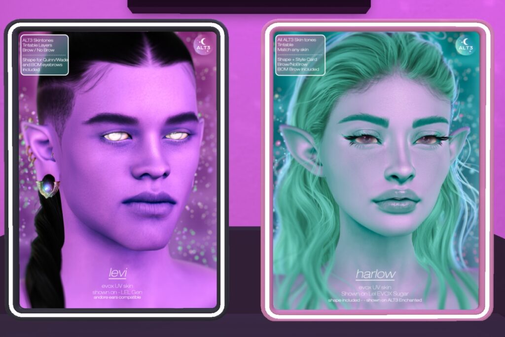 Harlow Skin - EvoX | Levi Skin - EvoX	<a href="http://maps.secondlife.com/secondlife/aika%20mainstore/127/43/11" target="_blank">Teleport</a>